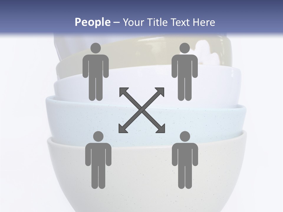 Colourful Bowls. Path Included In File. PowerPoint Template