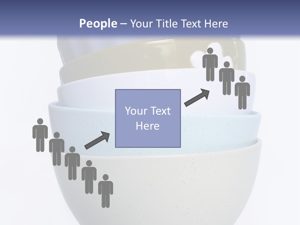 Colourful Bowls. Path Included In File. PowerPoint Template