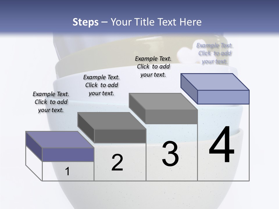 Colourful Bowls. Path Included In File. PowerPoint Template