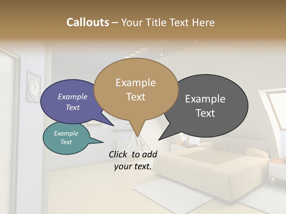 Workers On New Home Construction PowerPoint Template