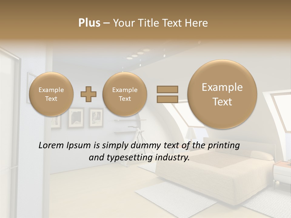 Workers On New Home Construction PowerPoint Template