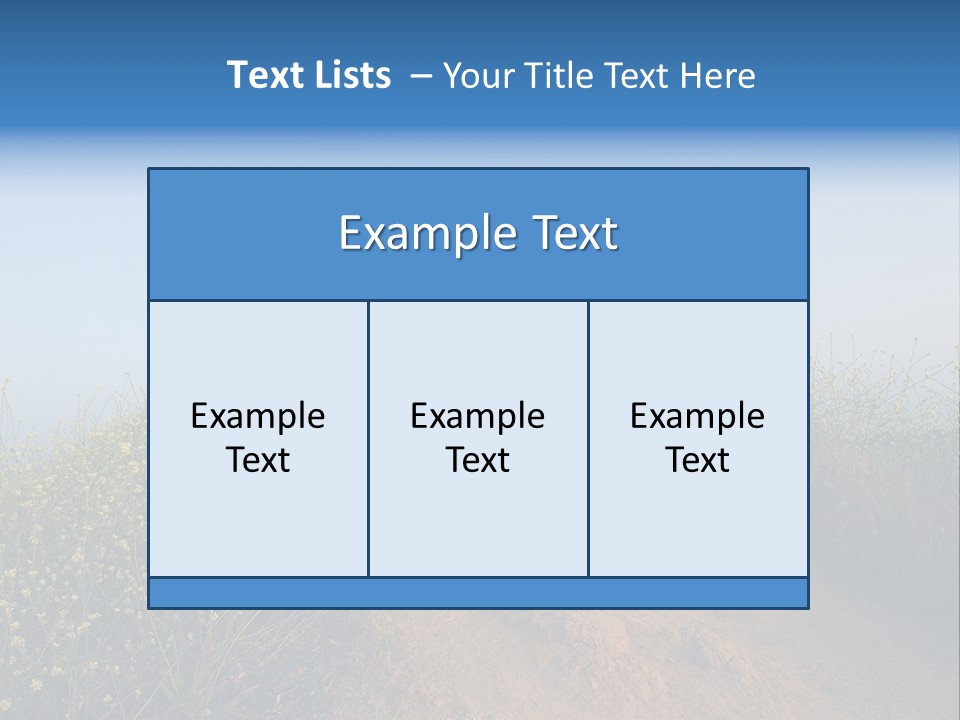 Two People Running On The Top Of A Hill PowerPoint Template