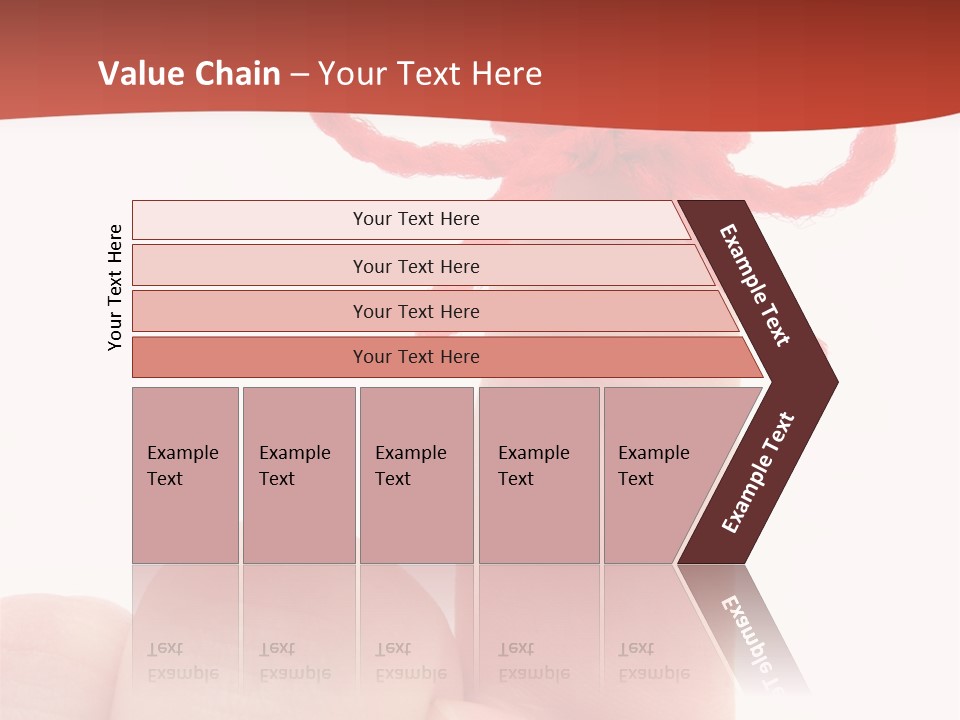 A Person Holding A Finger With A Red Bow On It PowerPoint Template