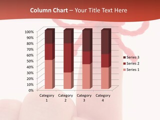 A Person Holding A Finger With A Red Bow On It PowerPoint Template