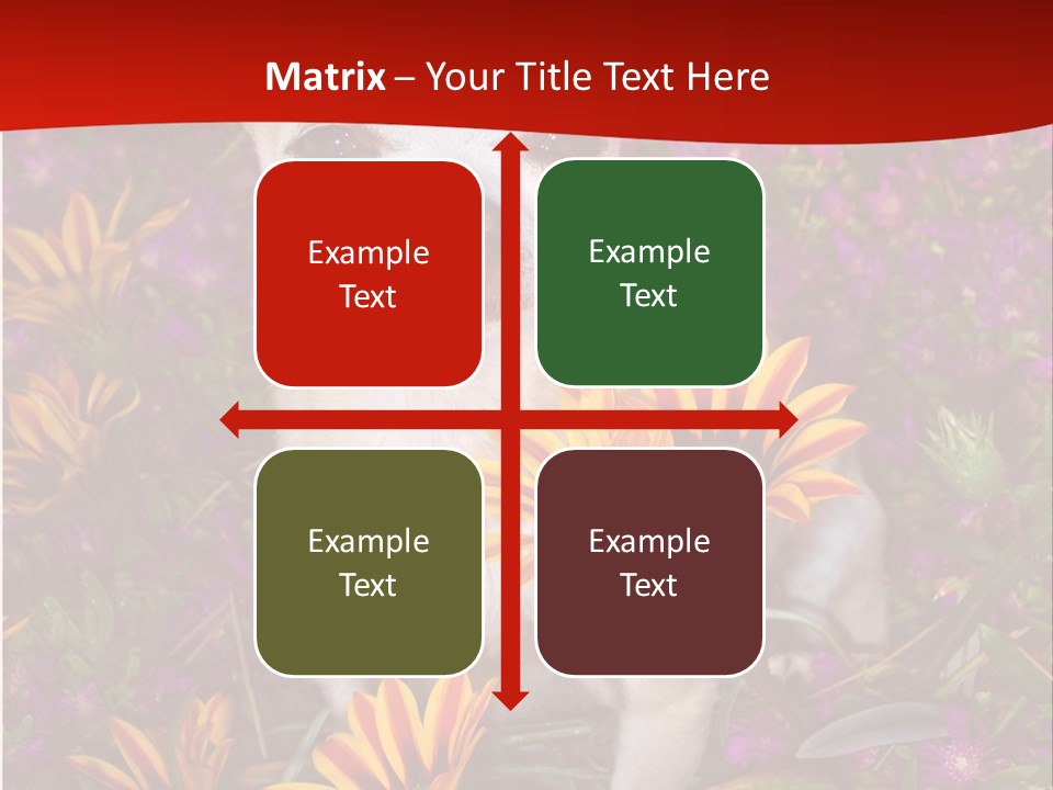 Penny In Flowers PowerPoint Template