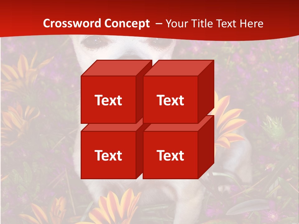 Penny In Flowers PowerPoint Template