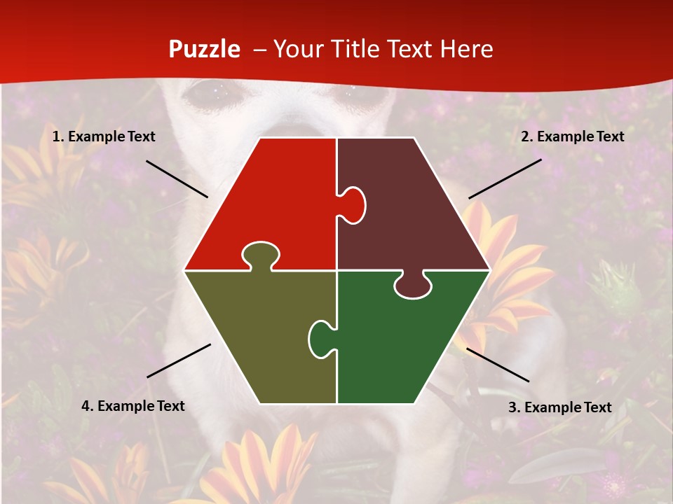 Penny In Flowers PowerPoint Template