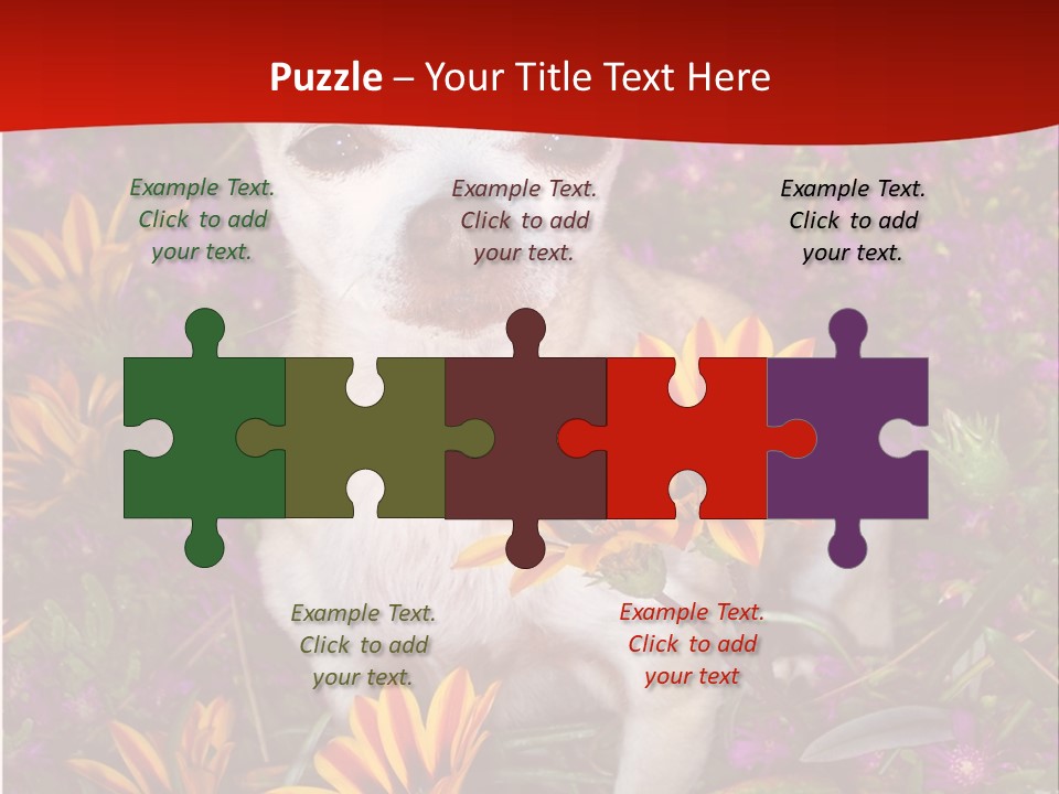 Penny In Flowers PowerPoint Template