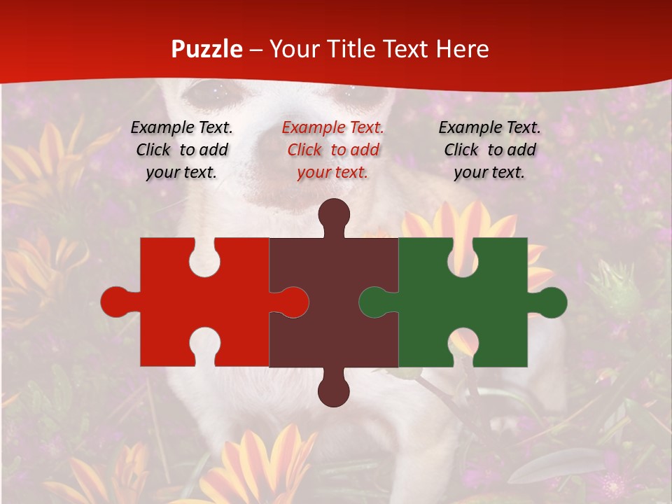 Penny In Flowers PowerPoint Template