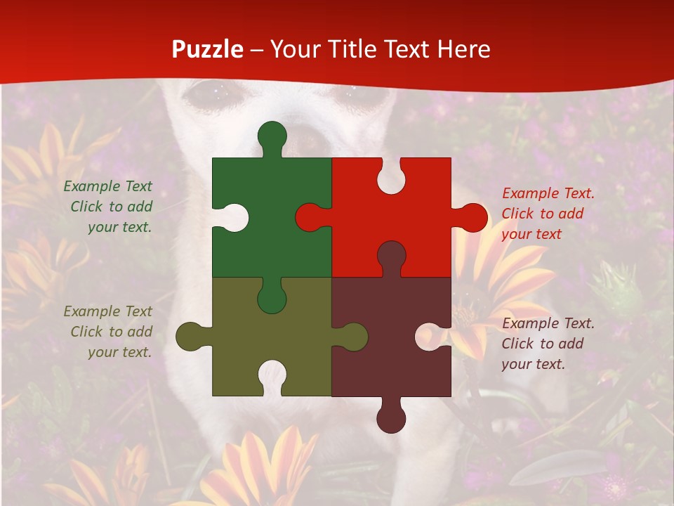 Penny In Flowers PowerPoint Template