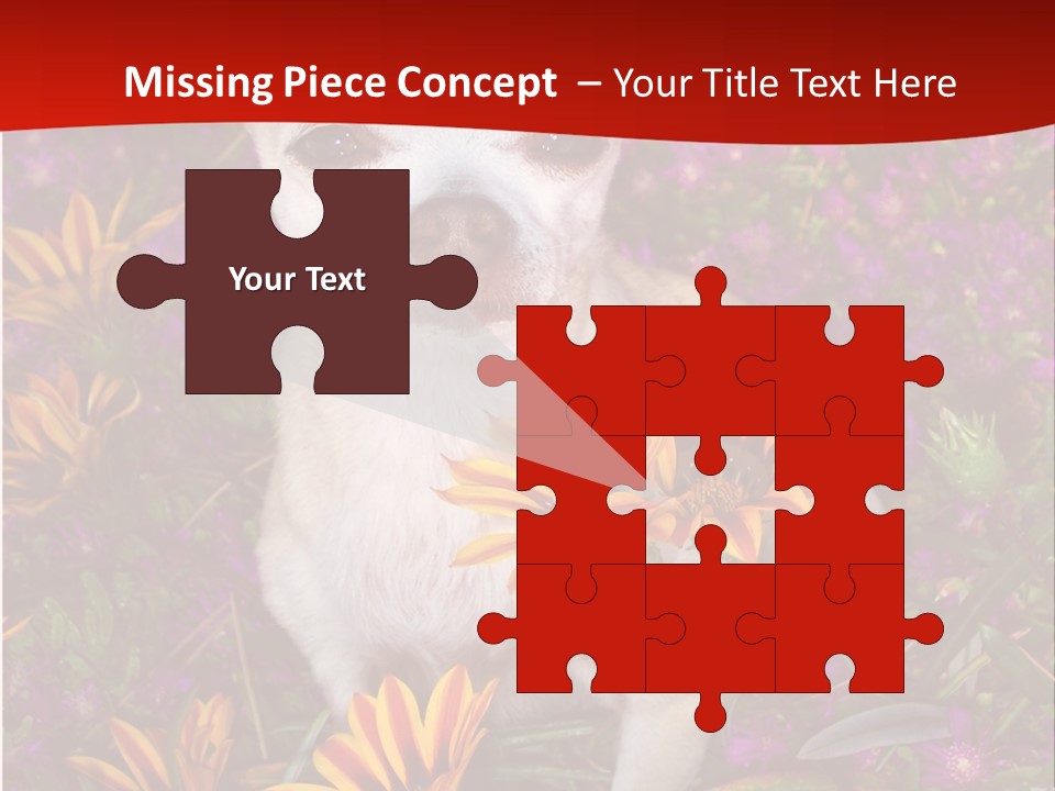 Penny In Flowers PowerPoint Template