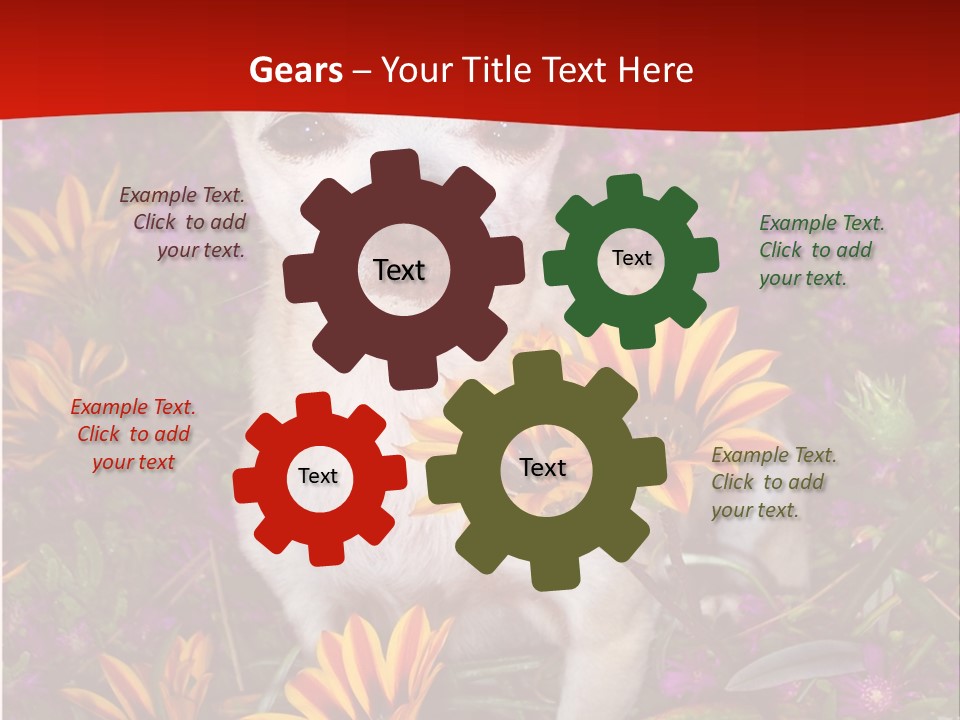 Penny In Flowers PowerPoint Template