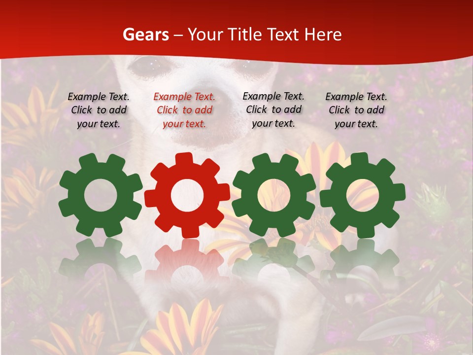 Penny In Flowers PowerPoint Template