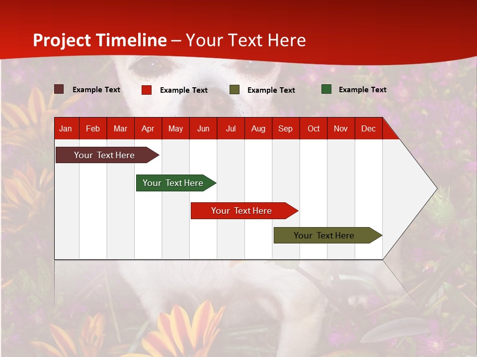 Penny In Flowers PowerPoint Template