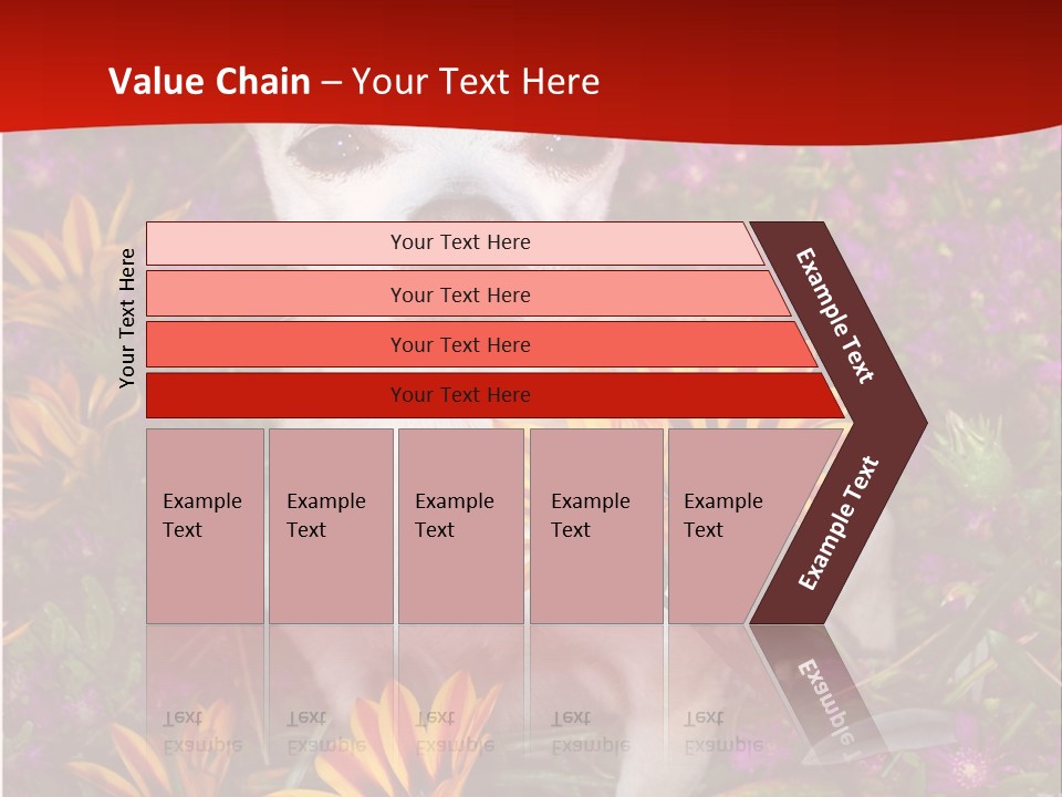 Penny In Flowers PowerPoint Template