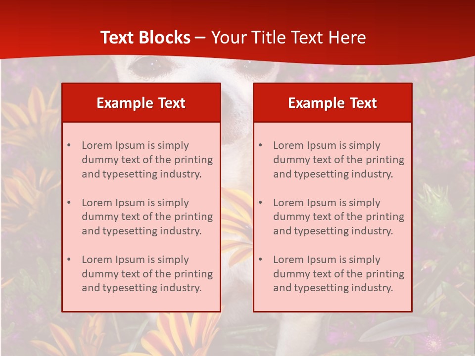 Penny In Flowers PowerPoint Template
