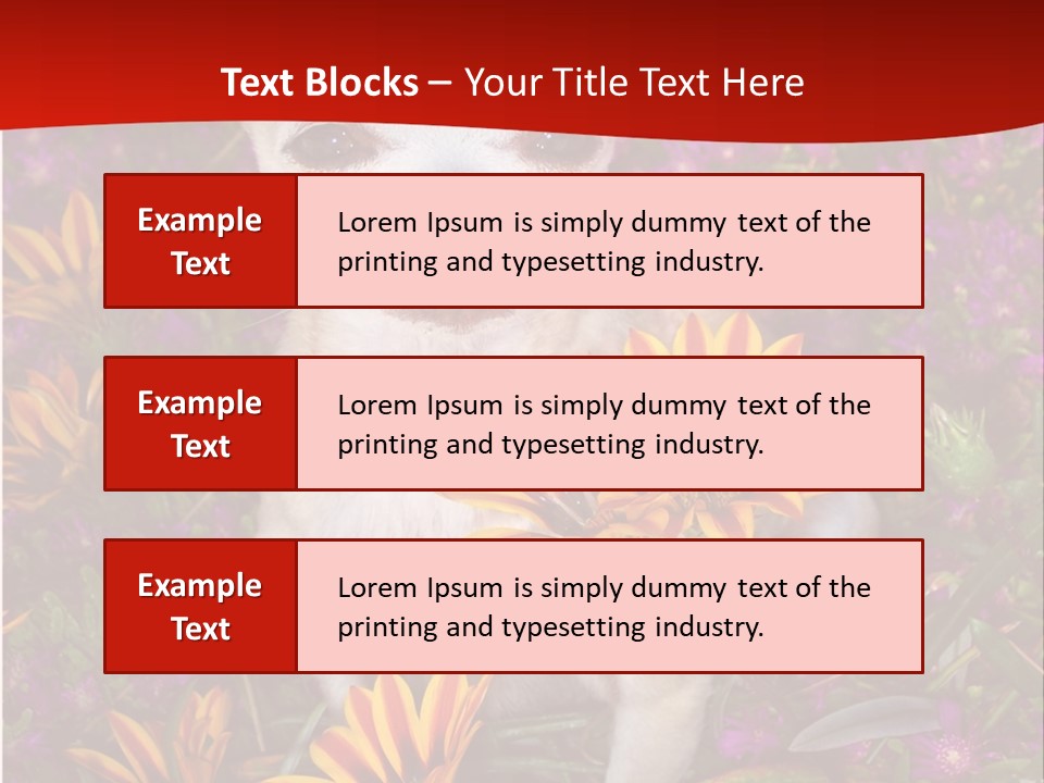 Penny In Flowers PowerPoint Template