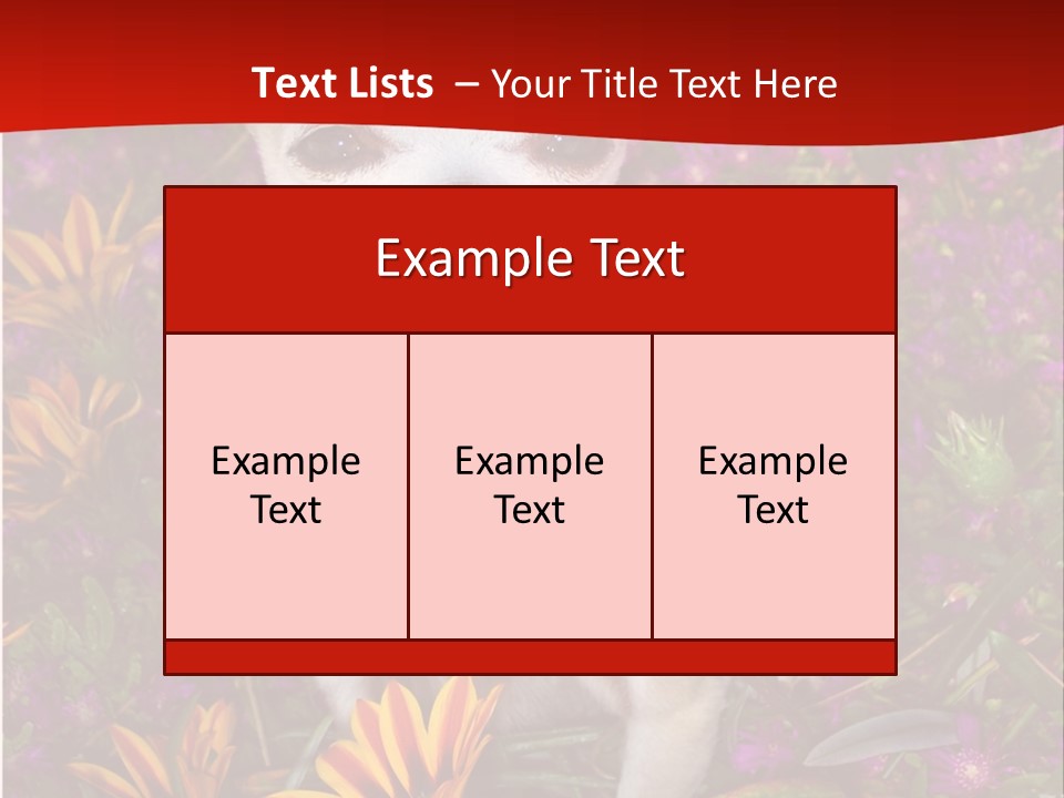 Penny In Flowers PowerPoint Template