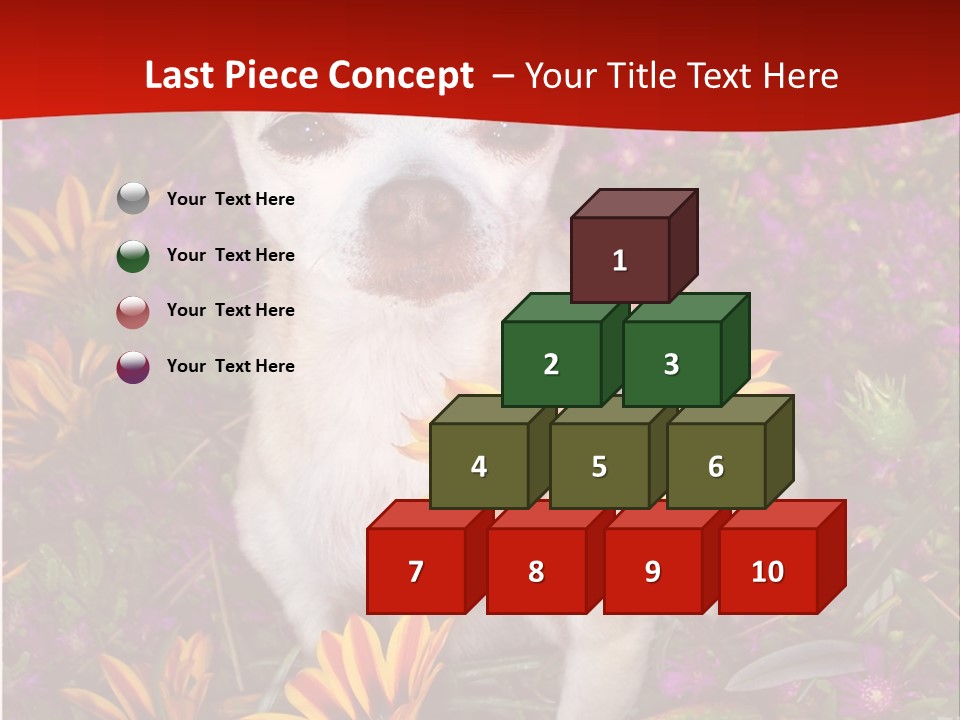 Penny In Flowers PowerPoint Template