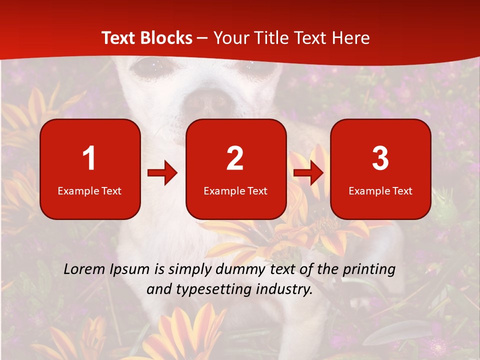 Penny In Flowers PowerPoint Template