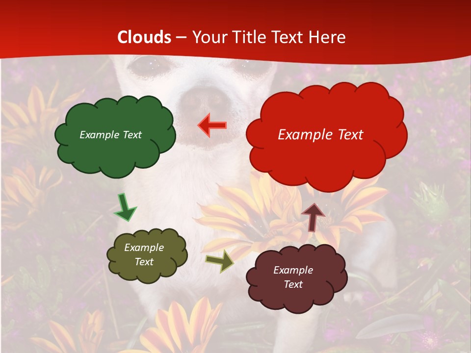 Penny In Flowers PowerPoint Template