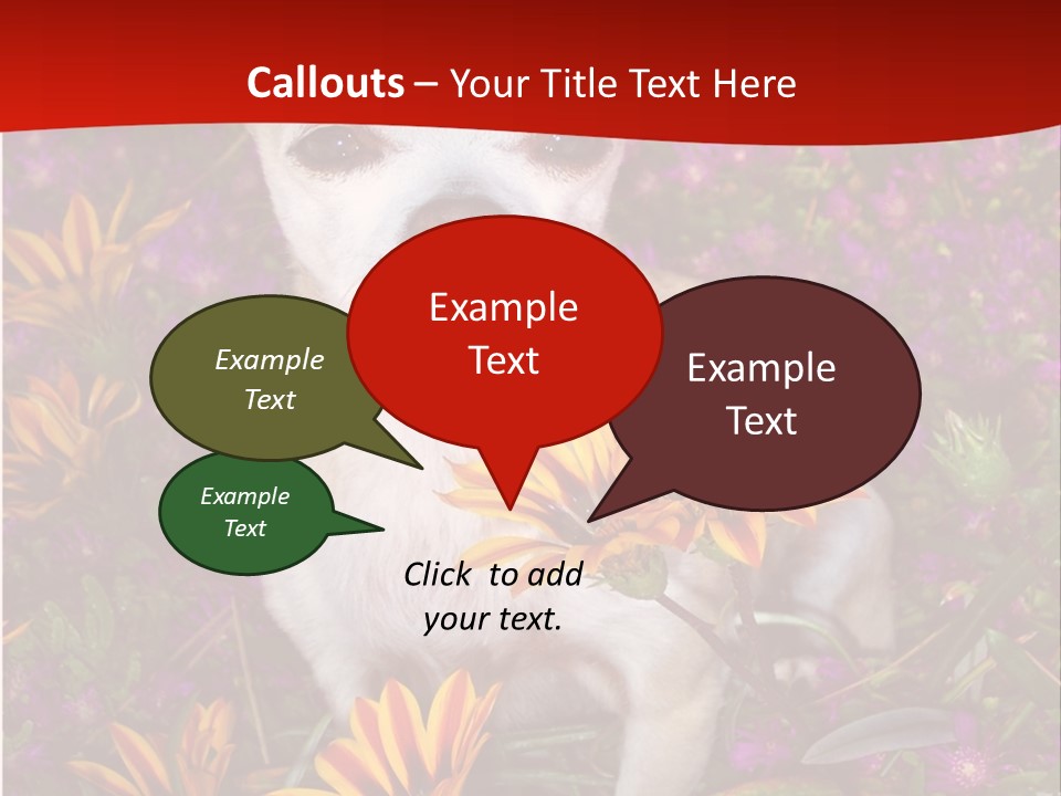 Penny In Flowers PowerPoint Template