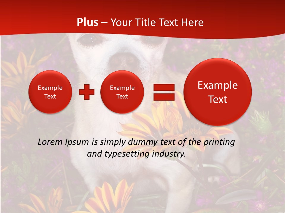 Penny In Flowers PowerPoint Template