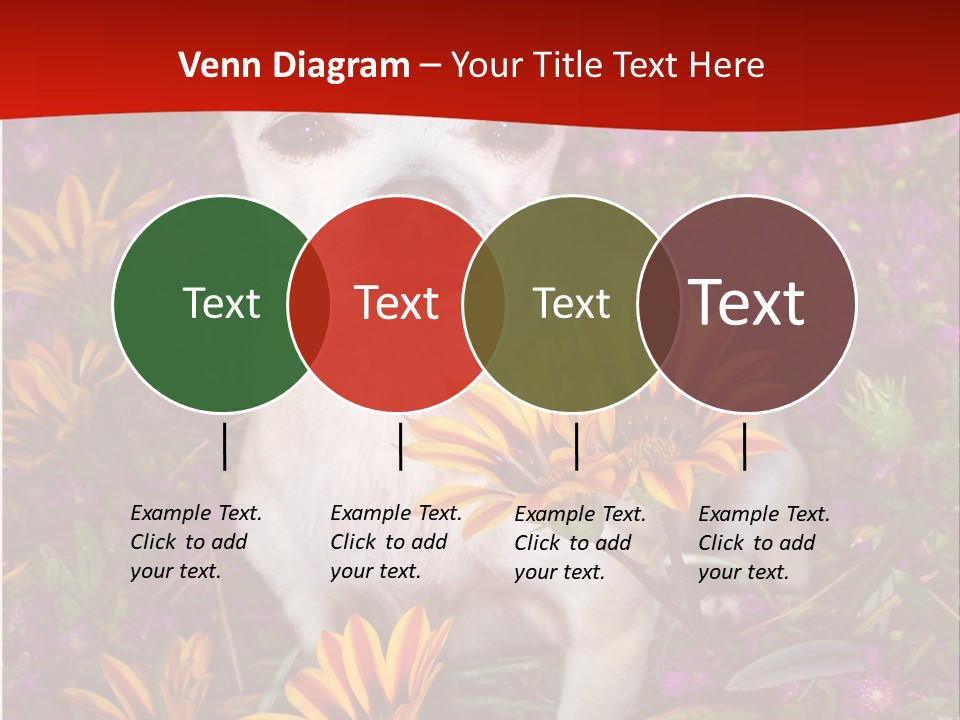 Penny In Flowers PowerPoint Template