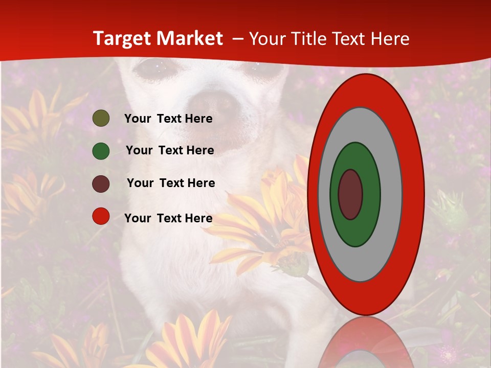 Penny In Flowers PowerPoint Template