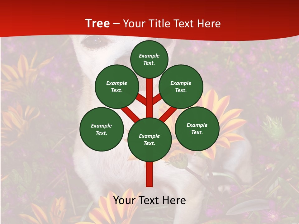 Penny In Flowers PowerPoint Template