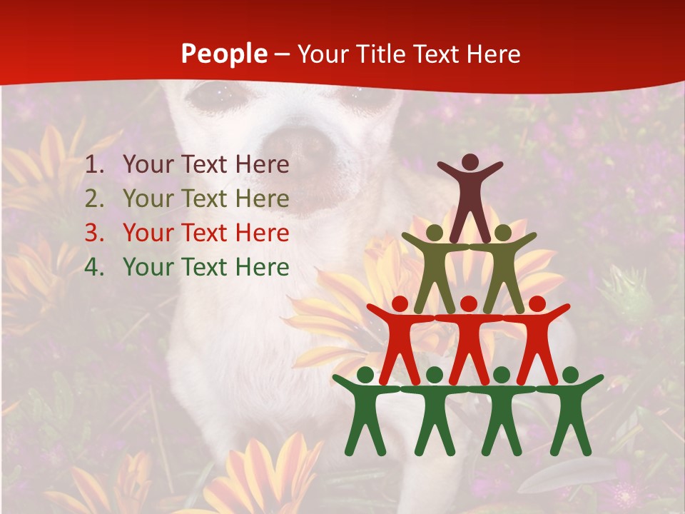 Penny In Flowers PowerPoint Template