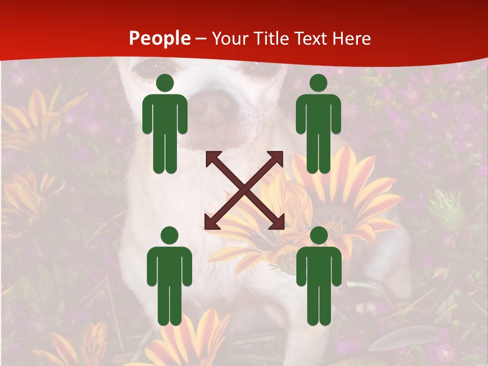 Penny In Flowers PowerPoint Template