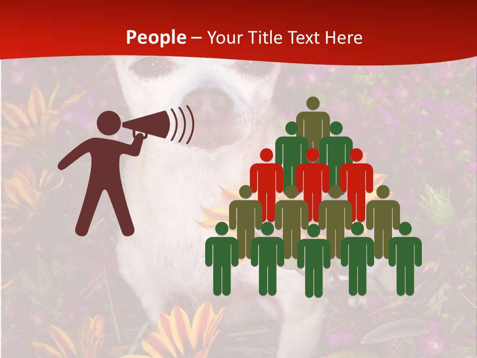 Penny In Flowers PowerPoint Template