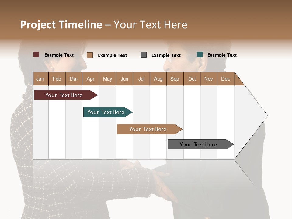 Senior Executive Partners Or Care Giver And Mature Woman PowerPoint Template
