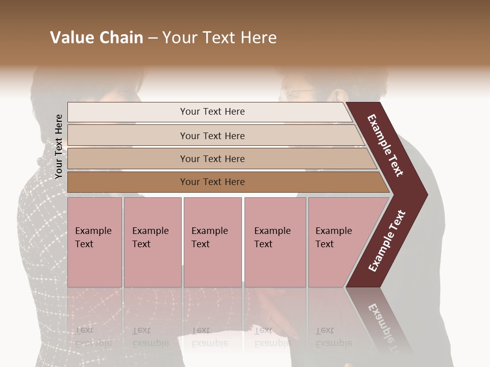 Senior Executive Partners Or Care Giver And Mature Woman PowerPoint Template