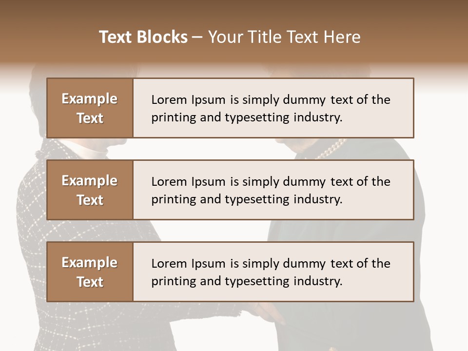 Senior Executive Partners Or Care Giver And Mature Woman PowerPoint Template