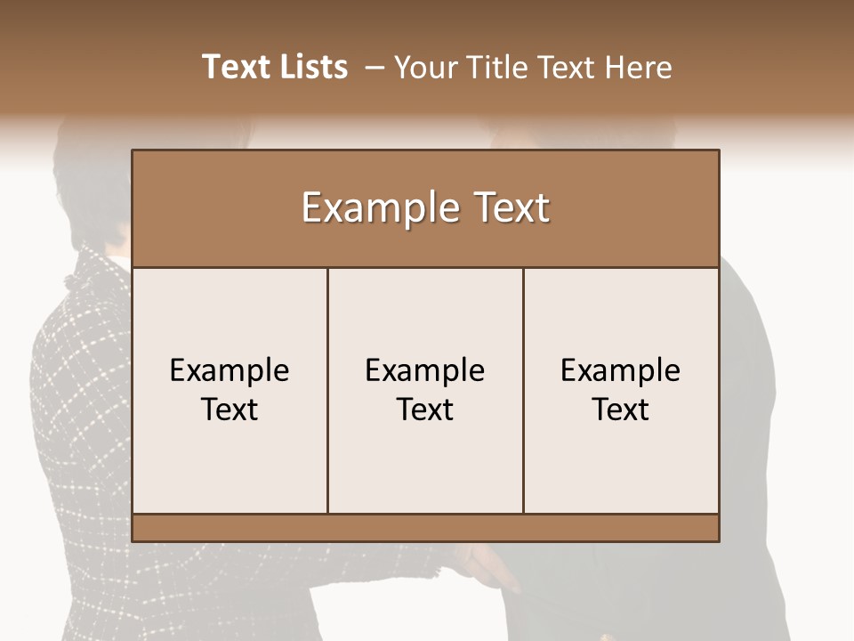 Senior Executive Partners Or Care Giver And Mature Woman PowerPoint Template