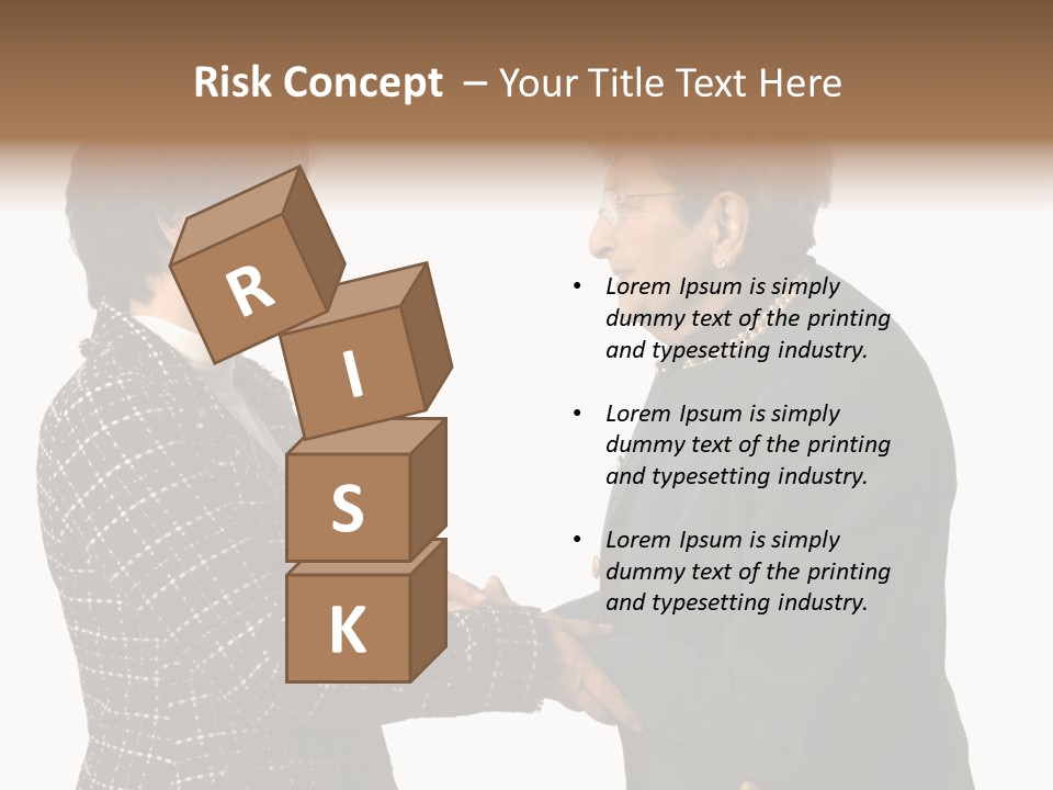 Senior Executive Partners Or Care Giver And Mature Woman PowerPoint Template