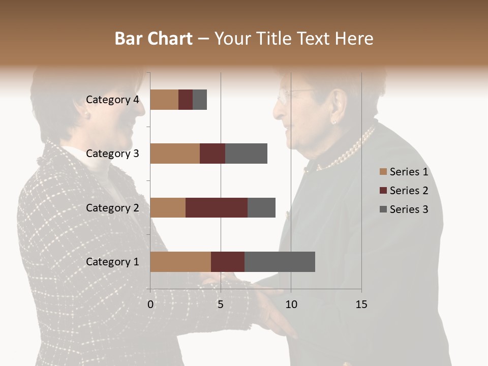 Senior Executive Partners Or Care Giver And Mature Woman PowerPoint Template