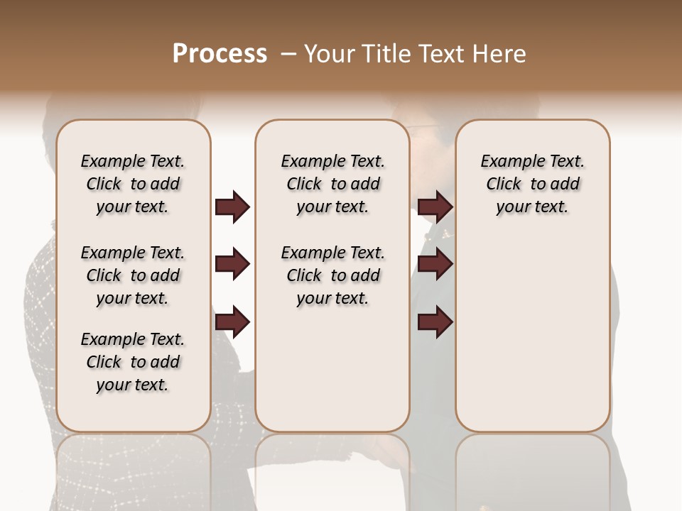 Senior Executive Partners Or Care Giver And Mature Woman PowerPoint Template