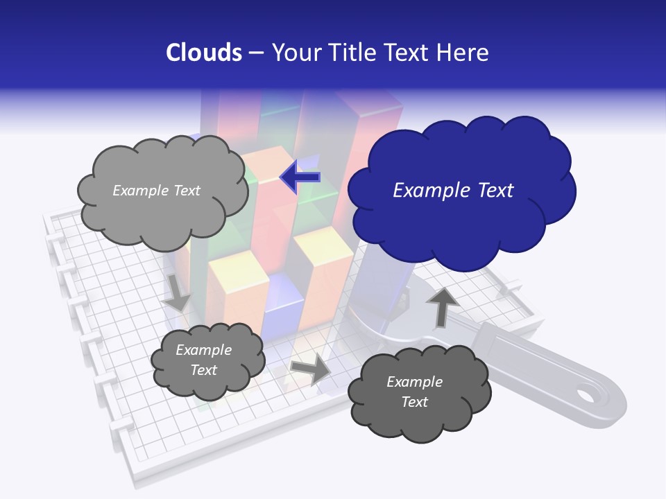 An Open Palm In Gesture Of Pleading Or Requesting, Isolated On White. PowerPoint Template