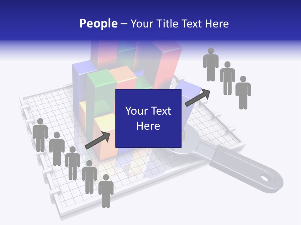 An Open Palm In Gesture Of Pleading Or Requesting, Isolated On White. PowerPoint Template