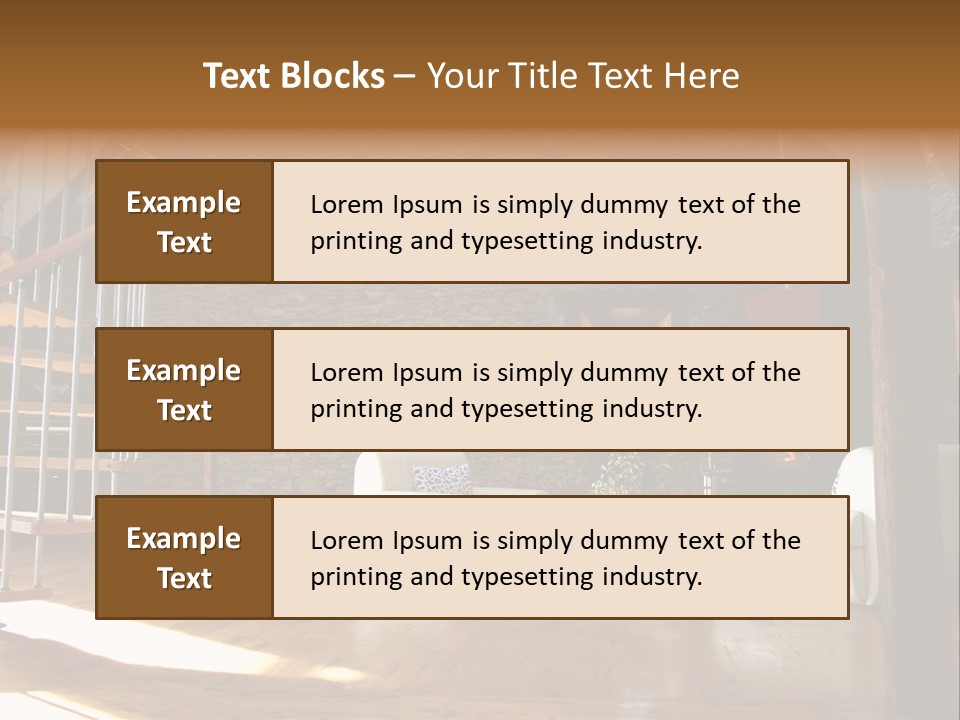 View Of Living Room With Fireplace And Old Stone Wall And Modern Television PowerPoint Template