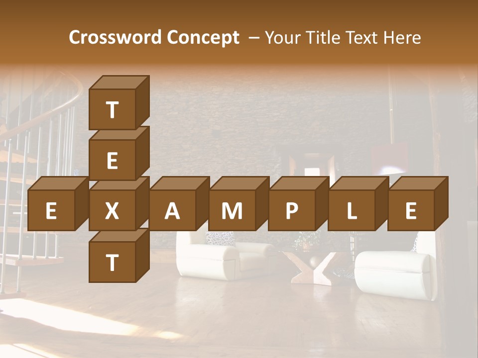 View Of Living Room With Fireplace And Old Stone Wall And Modern Television PowerPoint Template