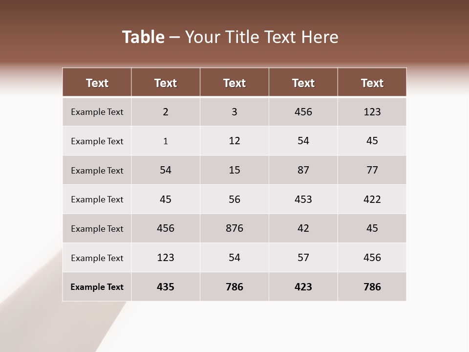 An Open Palm In Gesture Of Pleading Or Requesting, Isolated On White. PowerPoint Template