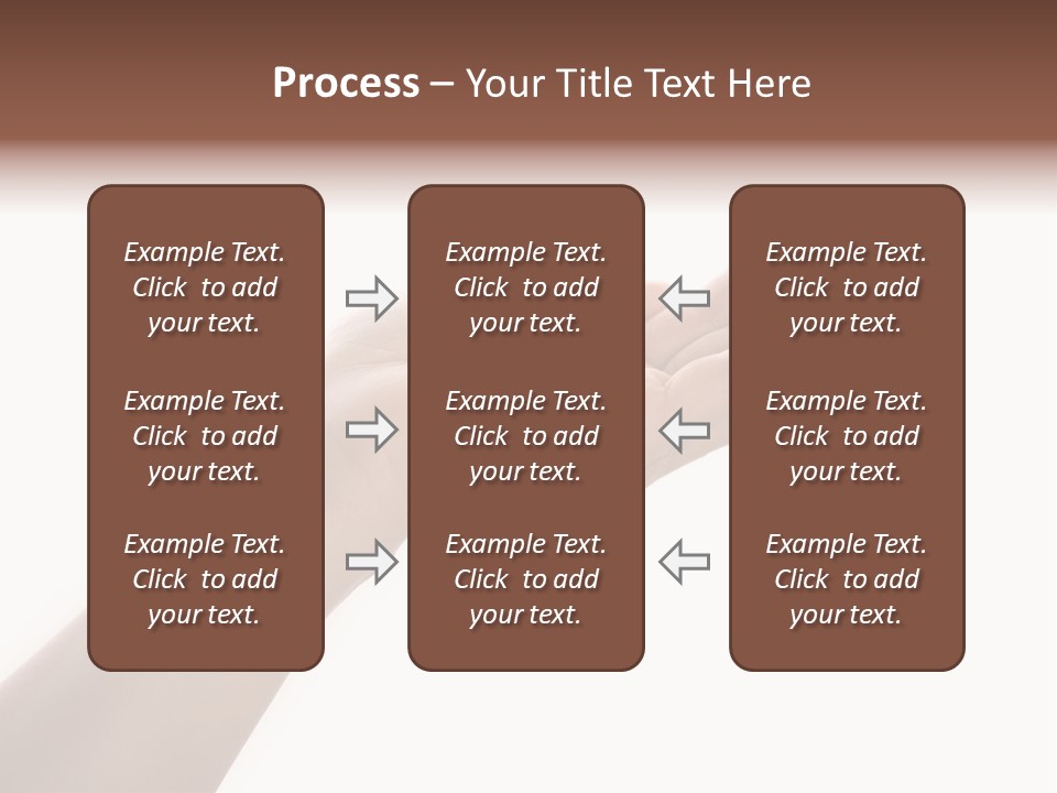 An Open Palm In Gesture Of Pleading Or Requesting, Isolated On White. PowerPoint Template