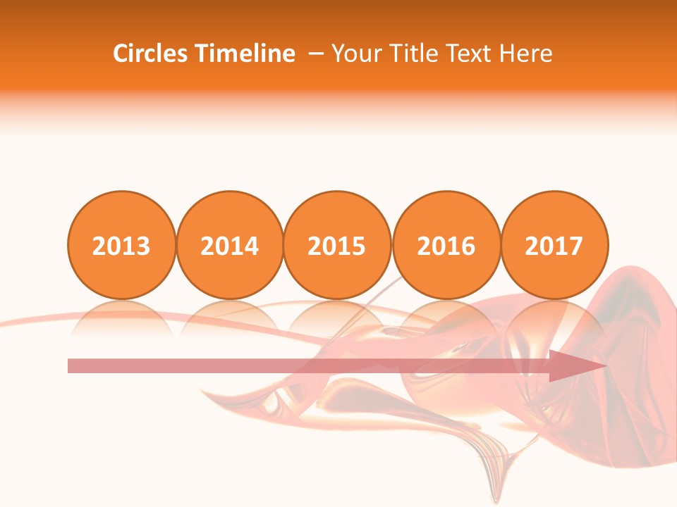 A Red Abstract Design With A White Background PowerPoint Template