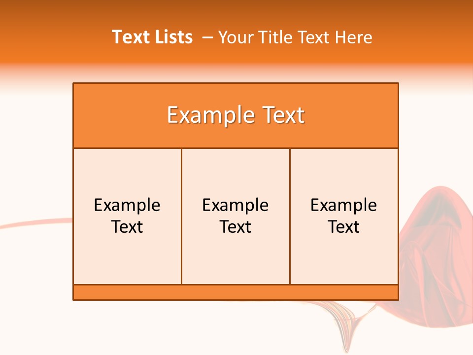 A Red Abstract Design With A White Background PowerPoint Template