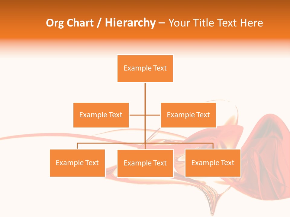 A Red Abstract Design With A White Background PowerPoint Template