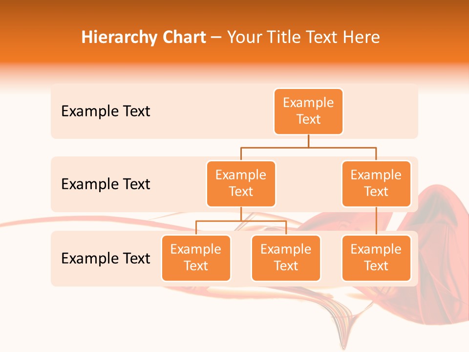 A Red Abstract Design With A White Background PowerPoint Template